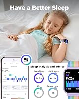 Kids Smart Watch 1.8 inch Fitness Pedometer Heart Rate IP68 view 4