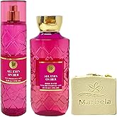Bath & Body Works All Eyes On Her Fragrance Mist and Body Wash Duo Set with a Wild Jasmine Bar Soap - Full Size