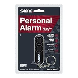 SABRE Personal Alarm With Key Ring, 120dB