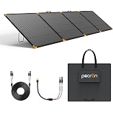 PECRON 500W Portable Solar Panel, 25.1% High-Efficiency Monocrystalline Foldable Solar Panel, IP67 Waterproof Panels for RV Camping, and Off-Grid Emergency