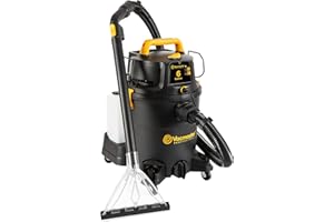 Vacmaster VK609PFR 0201 6 Gallon 5.5 Peak HP 3-in-1 Wet/Dry/Upholstery Shampoo Vacuum Cleaner