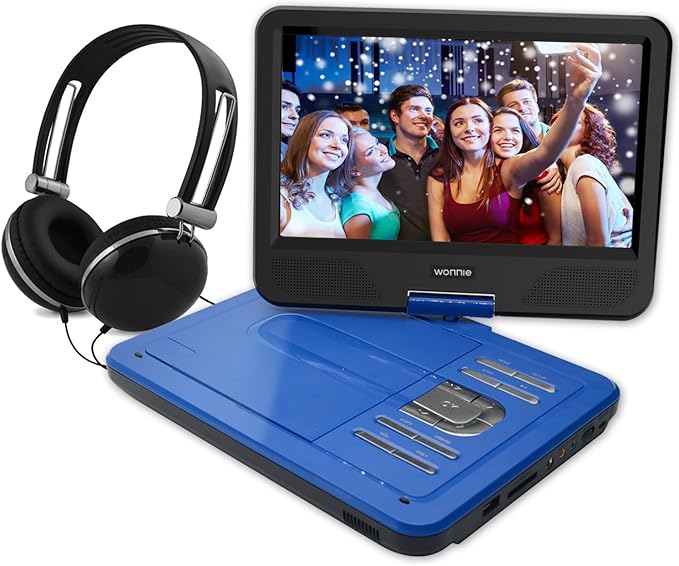 WONNIE 10.5 Inch Portable DVD Player with 4 Hour