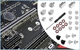Boloest 32Pcs M.2 NVMe SSD Mount Screws Standoffs for MSI ASUS Gigabyte view 5