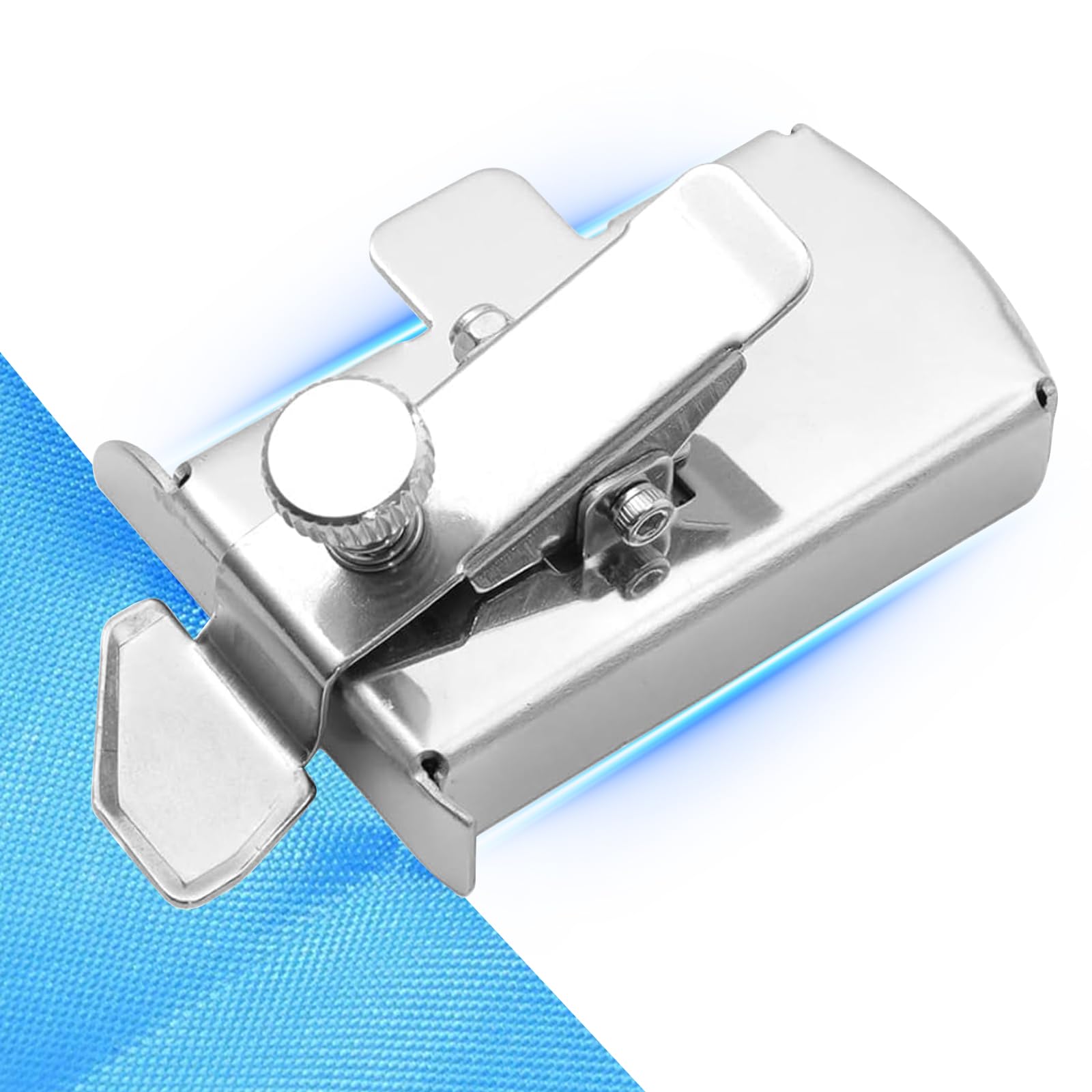 Magnetic Seam Guide,Adjustable Rolled Hem Foot,Sewing Machine Presser Foot,Sewing Straight Seam Guide Gauge,Hemmer Guide,Universal Sewing Machine Attachments for Industrial Household Seam Foot