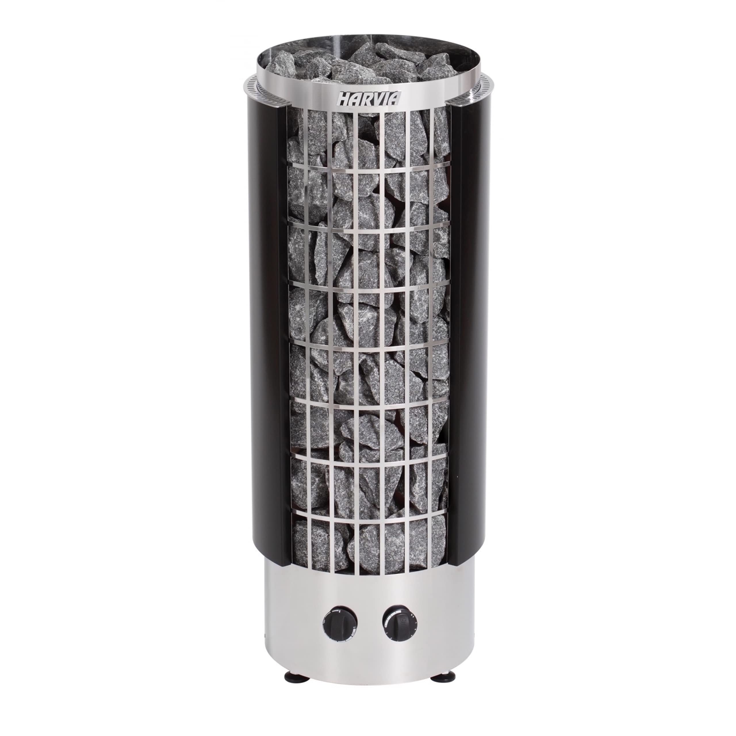 Harvia CILINDRO H black - 9.0 kW, Control unit: Built-in