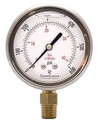 2-1/2" Oil Filled Pressure Gauge - Stainless Steel
