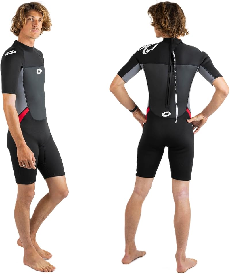 Osprey Origin Shorty Wetsuit 3mm 2mm Black Red XXL UK Men