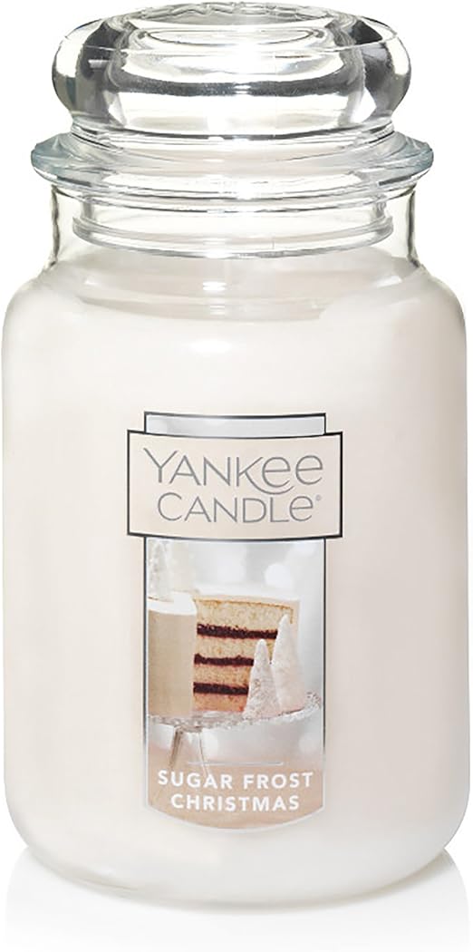 Yankee Candle Scented Candle, Sugar Frost Christmas, L Jar Amazon.co