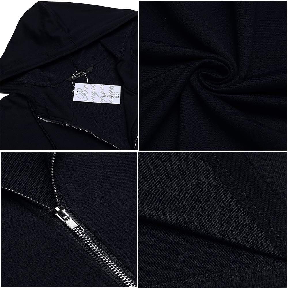 COOFANDY Men's Poncho Cape Hoodie Casual Irregular Coat Fashion Cardigan Cloak: Clothing