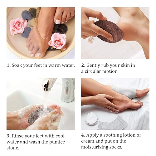 Pumice Stone Natural Earth Lava Brown Callus Corn Remover for