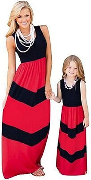 abito lungo rosso e nero