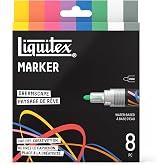 Liquitex Acrylic Paint Markers, Set of 8, Dreamscape Colors, 2mm Nibs | Precise &amp; Durable 2mm Nibs, Full-Coverage, All Surfaces, Highly Opaque, Acrylic-Power, Shake &amp; Pump to Activate Paint Flow