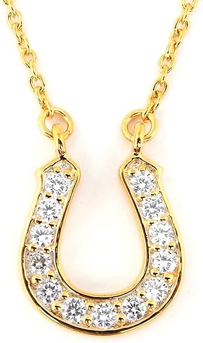 Amazon ネックレス メンズ レディース ブランド Blackdia Cz ホースシュー ネックレス シルバー 925 ネックレス 通販