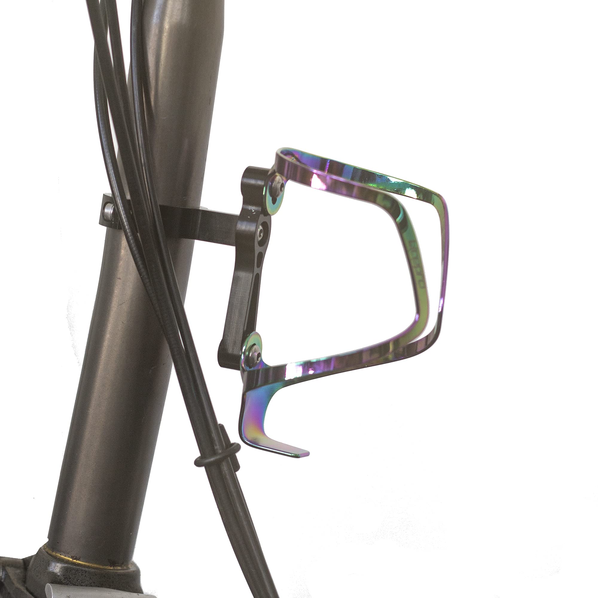 Water Bottle Stem Holder & Cage for BROMPTON Electroplated