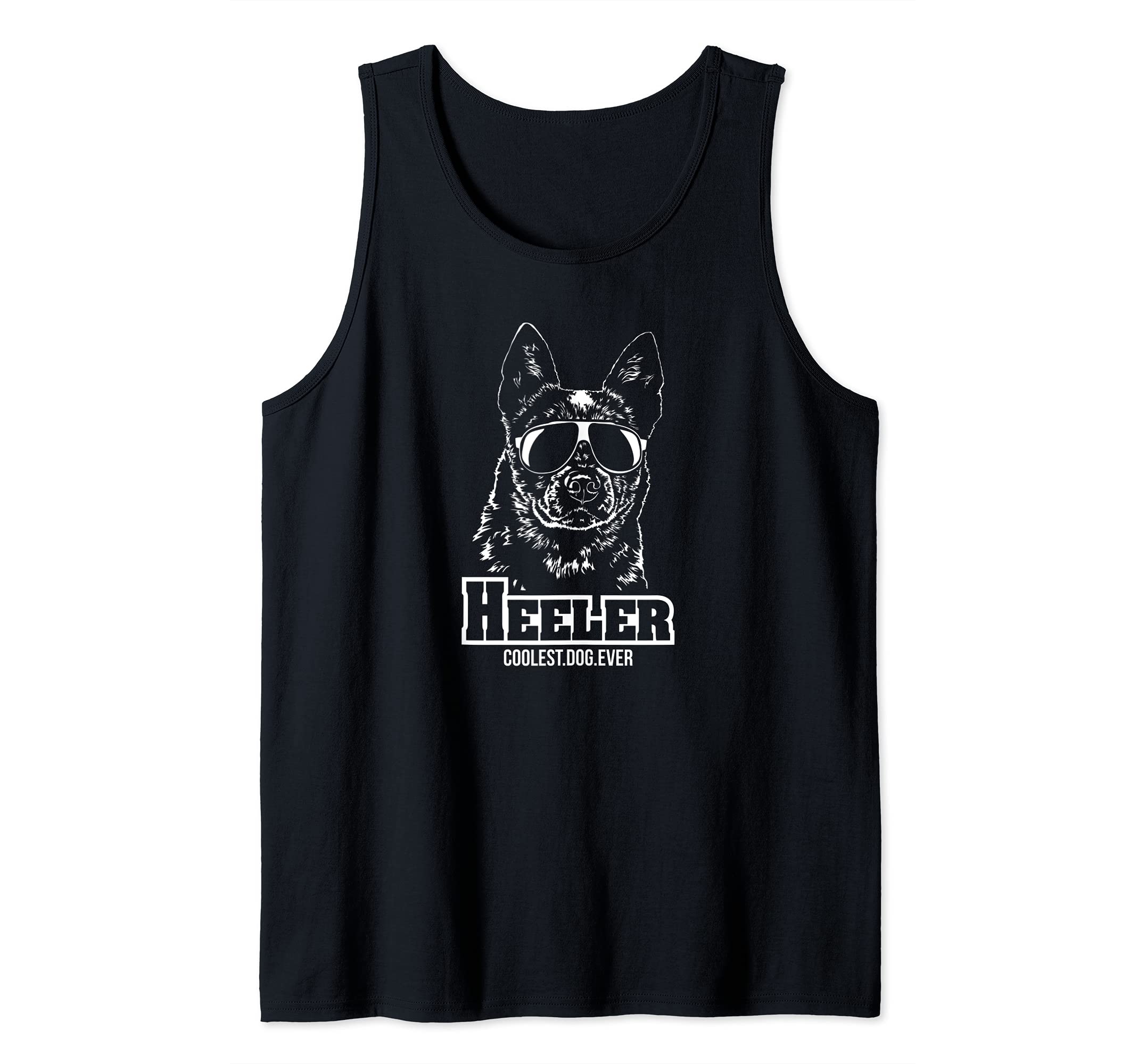 Funny Blue Heeler Cattle Dog coolest dog ever dog saying Tank Top