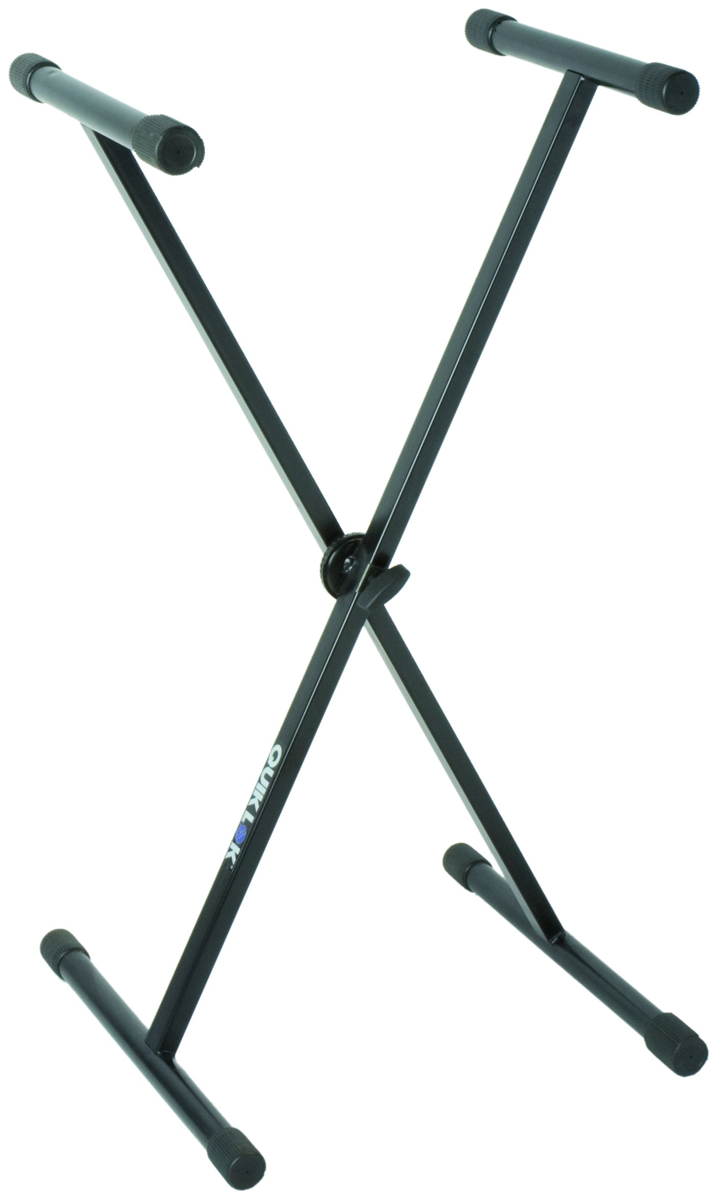 Quik Lok T/10 BK IC T-Rex Single Braced Single Tier Keyboard Stand - Black
