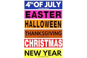 Tag-A-Room Holiday Color Coded Label Multi Pack (Multi Holiday)