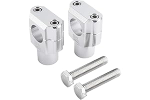 KEMIMOTO 1 Inch Motorcycle Handlebar Risers, Aluminum Alloy Motorcycle Risers, Compatible with Sportster Softail Dyna V-star 