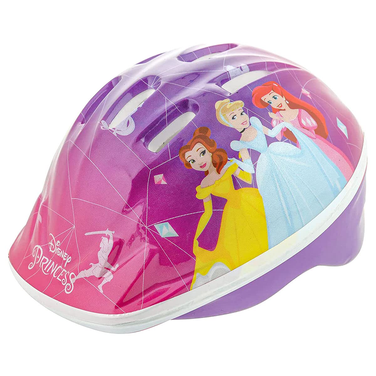 Disney Princess Girl Safety Helmet, Pink, 48-54 cm