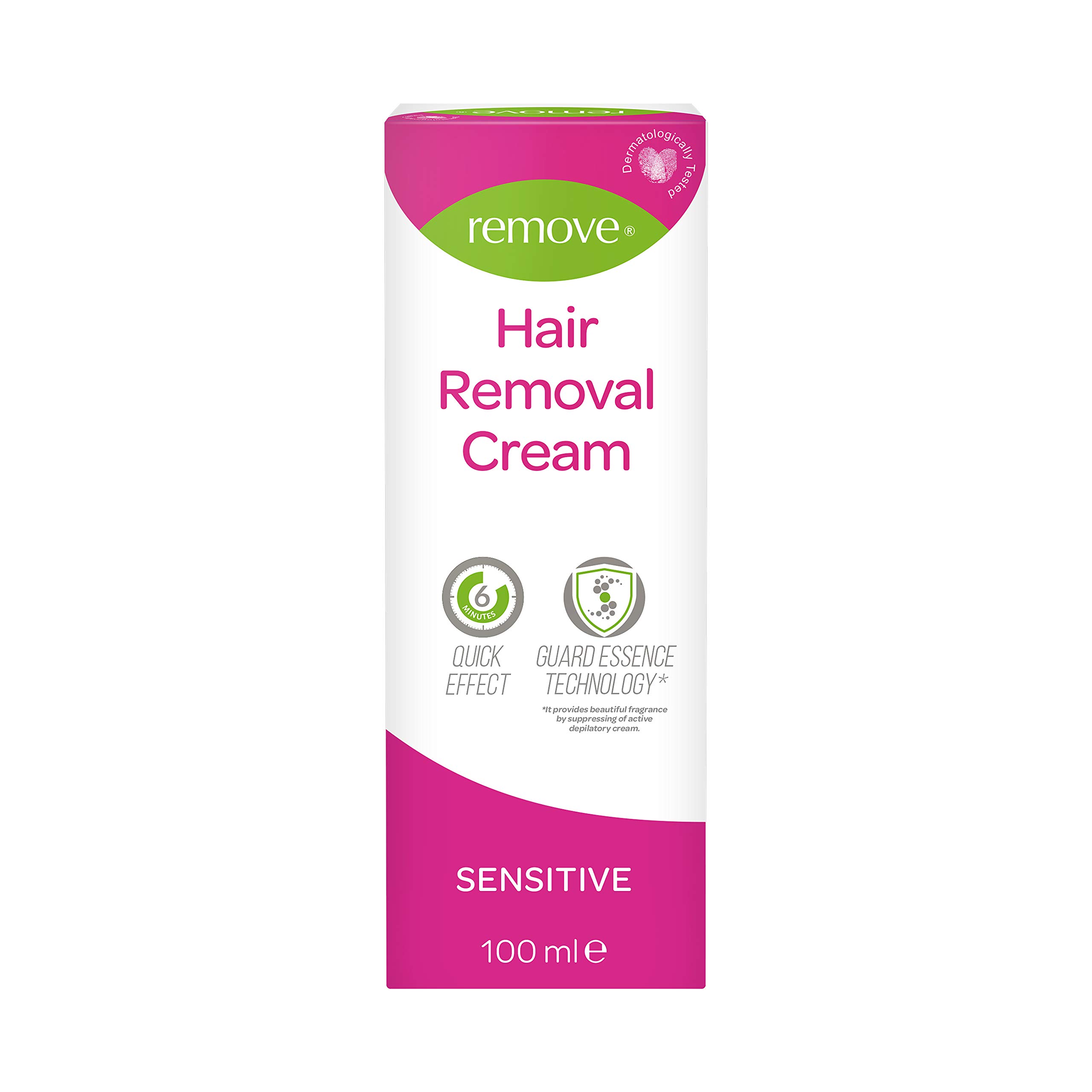 Remove Hair Removal Cream 100ml | Sensitive Hair Removal Cream | Quick Effect | Long Lasting | Beautiful Fragrance | Body, Legs, Arms, Underarms, Bikini Area
