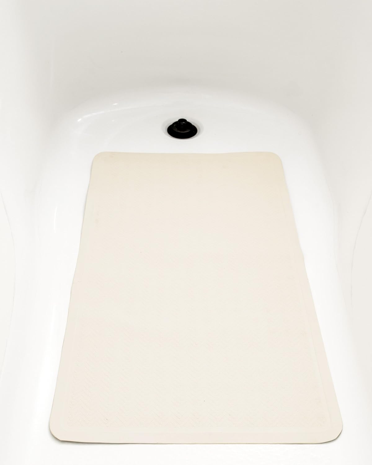 Epica Anti-Slip Machine Washable Anti-Bacterial Bath Mat 16" x 28" Natural Rubber: Home & Kitchen