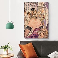 Nude Woman Poster Sexy Girl Erotic Canvas Art