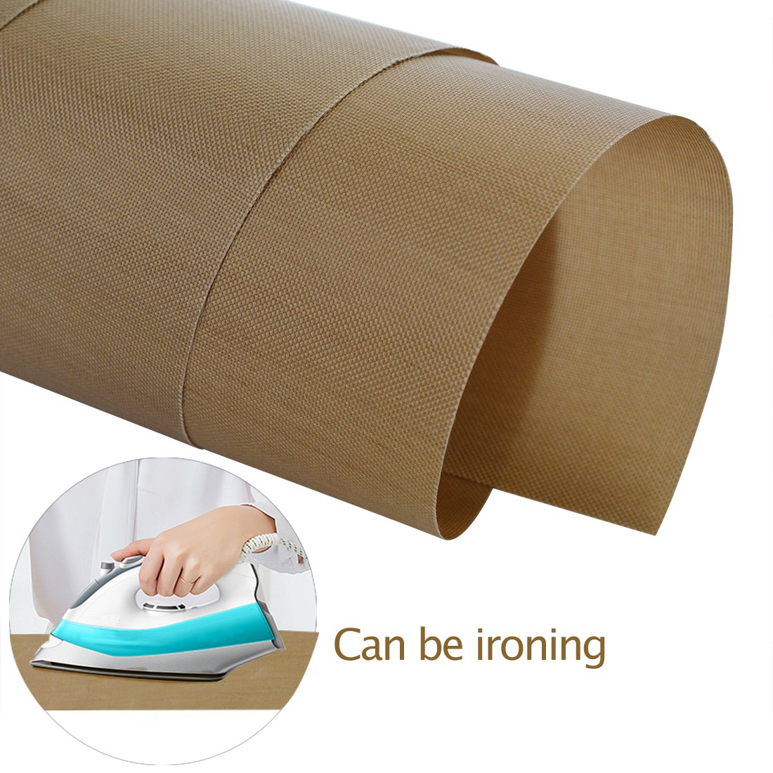 5 Pack Non Stick Teflon Sheet, Bantoye 16 x 24" PTFE Transfer Sheet