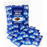 Milk Chocolate Naps, Approx. 45 Individually Wrapped Premium Milk Chocolate Pieces &ndash; Smooth Creamy Chocolate Minis for Candy Bowls, Gift Baskets, Party Favors, Dessert Tables, and Everyday Snacking