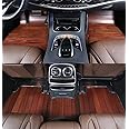 Custom High-End Wooden Car Floor Mats for Maserati Quattroporte, Ghibli, Levante, GranTurismo,Grecale (2004-2025), Full Coverage,Cars, SUVs, Trucks. Anti-Slip, Waterproof