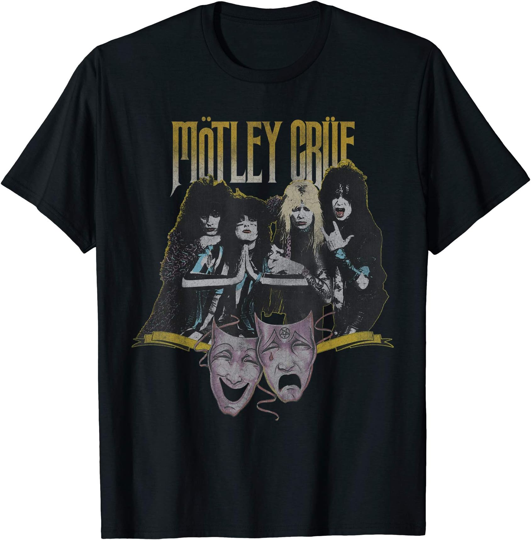 Mötley Crüe OfficialMötley Crüe - Theatre Vintage T-ShirtOEKO-TEX STANDARD 100