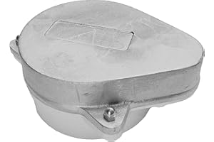 Merrill MFG WCOP400 4" WCO Watertight Well Cap 1" Conduit with PVC Base, Cast Iron