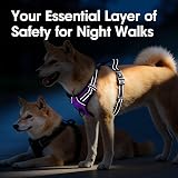 PoyPet No Pull Dog Harness Reflective Vest with 2 Leash Attachments (Purple, S) view 8
