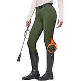 Willit Women's Fleece Riding Breeches Winter Horse Riding Pants Tights Equestrian Thermal Schooling Tights