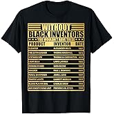 History Of Forgotten Black Inventors Black History Month T-Shirt
