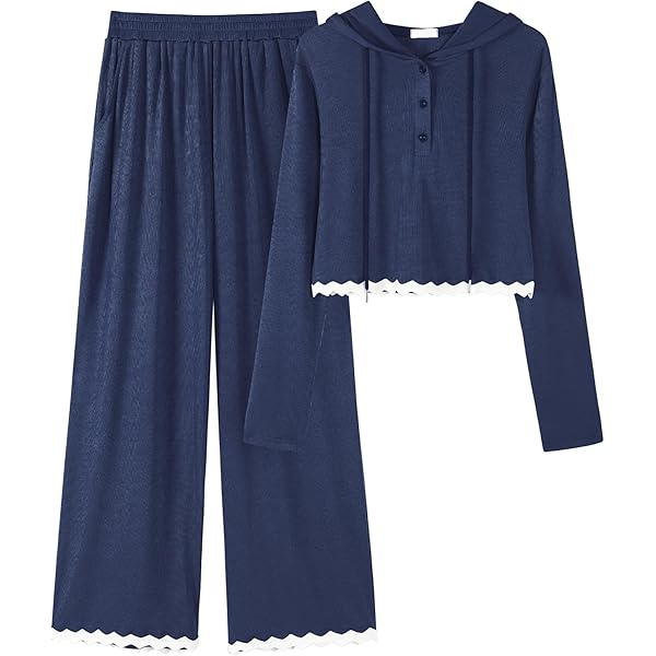 Amazon.com: Women Ribbed Knit 2 Piece Outfits Long Sleeve