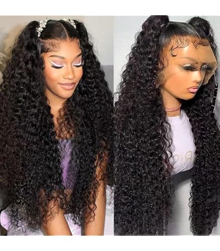 ?MOnoshi K. 22” BLACK WAVY Lace Front Wig?*NWT Amazon.com : 22 Inch Body Wave Lace Front Wigs Human Hair  main image 4