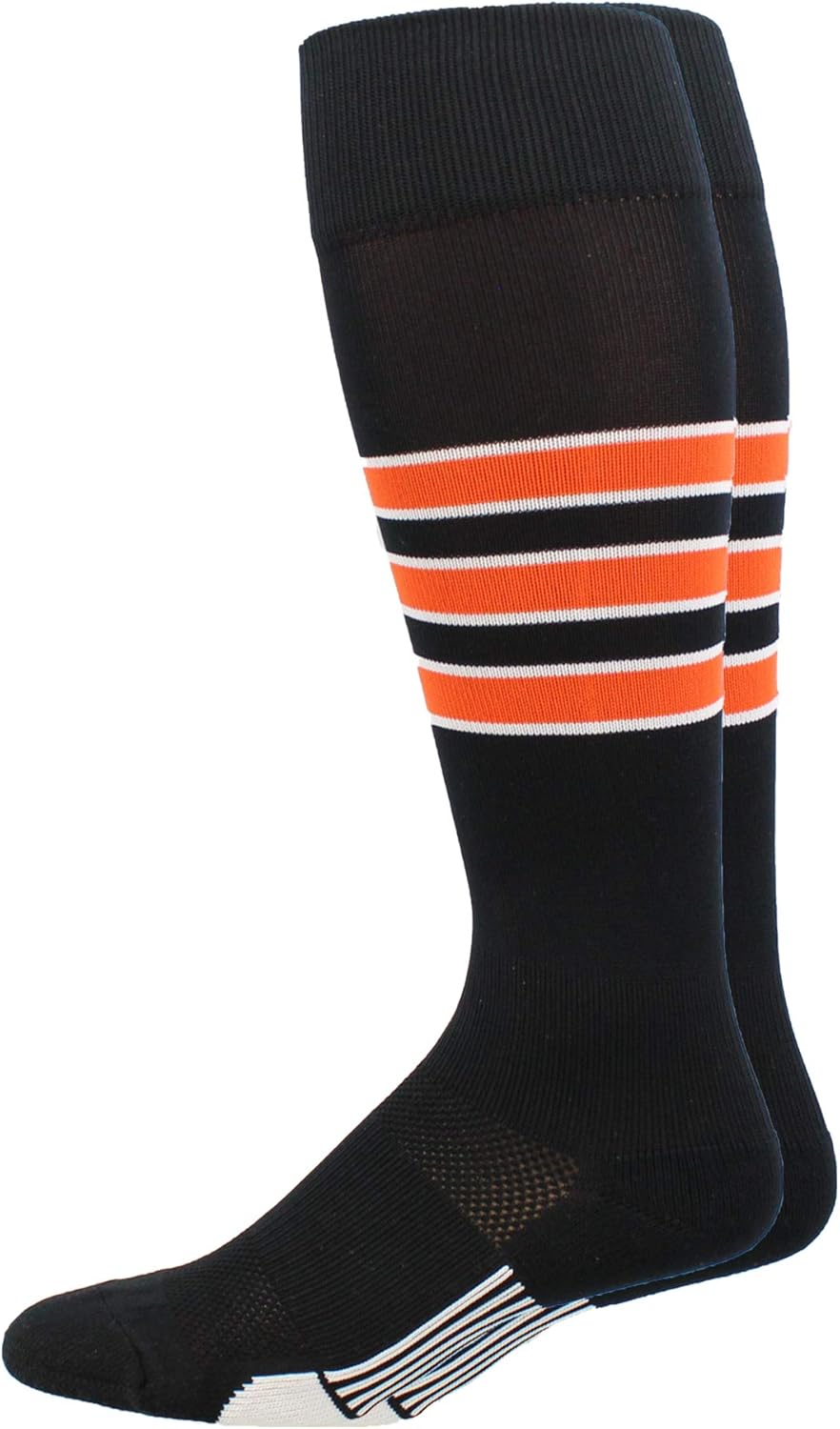 Dugout 3 Stripe Baseball Socks Over the Calf Length