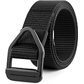 JASGOOD Tactical Heavy Duty Reinforced Nylon Belt for Men Adjustable Military Webbing Belt Strap with Metal Buckle