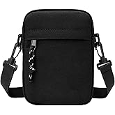 RYSTJPHK Small Crossbody Cell Phone Wallet for Men Women, Shoulder Bag Messenger Pouch Satchel Daypack Handbag with Strap