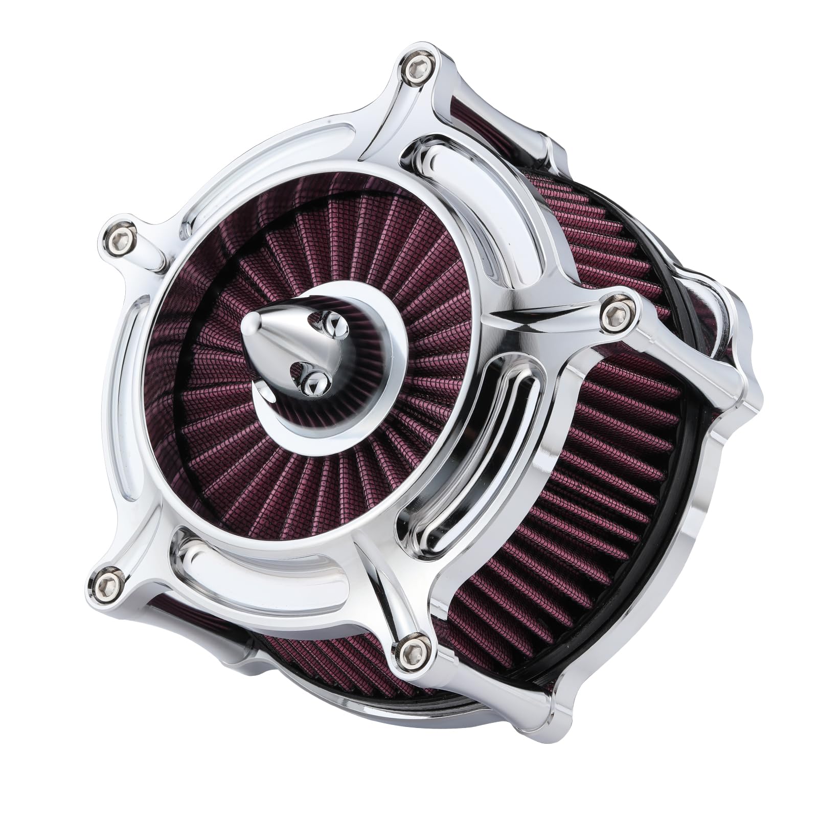 Photo 1 of Motorcycle Air Filter for Harley Air Cleaner Davidson Air Intake Cleaners Harley Softail Touring Street Road King Glide Powersports Air Filters C-For Softail 93-15 Dyna Twin Cam 93-17 Touring 93-07Red