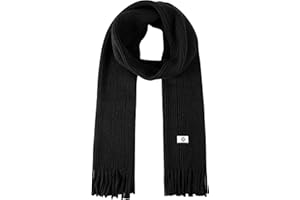 Jikuzfu Men's Scarf Winter Warm, Soft Fleece Scarf, Long Lightweight Fashionable Scarves for Men, Great Gifts for Him