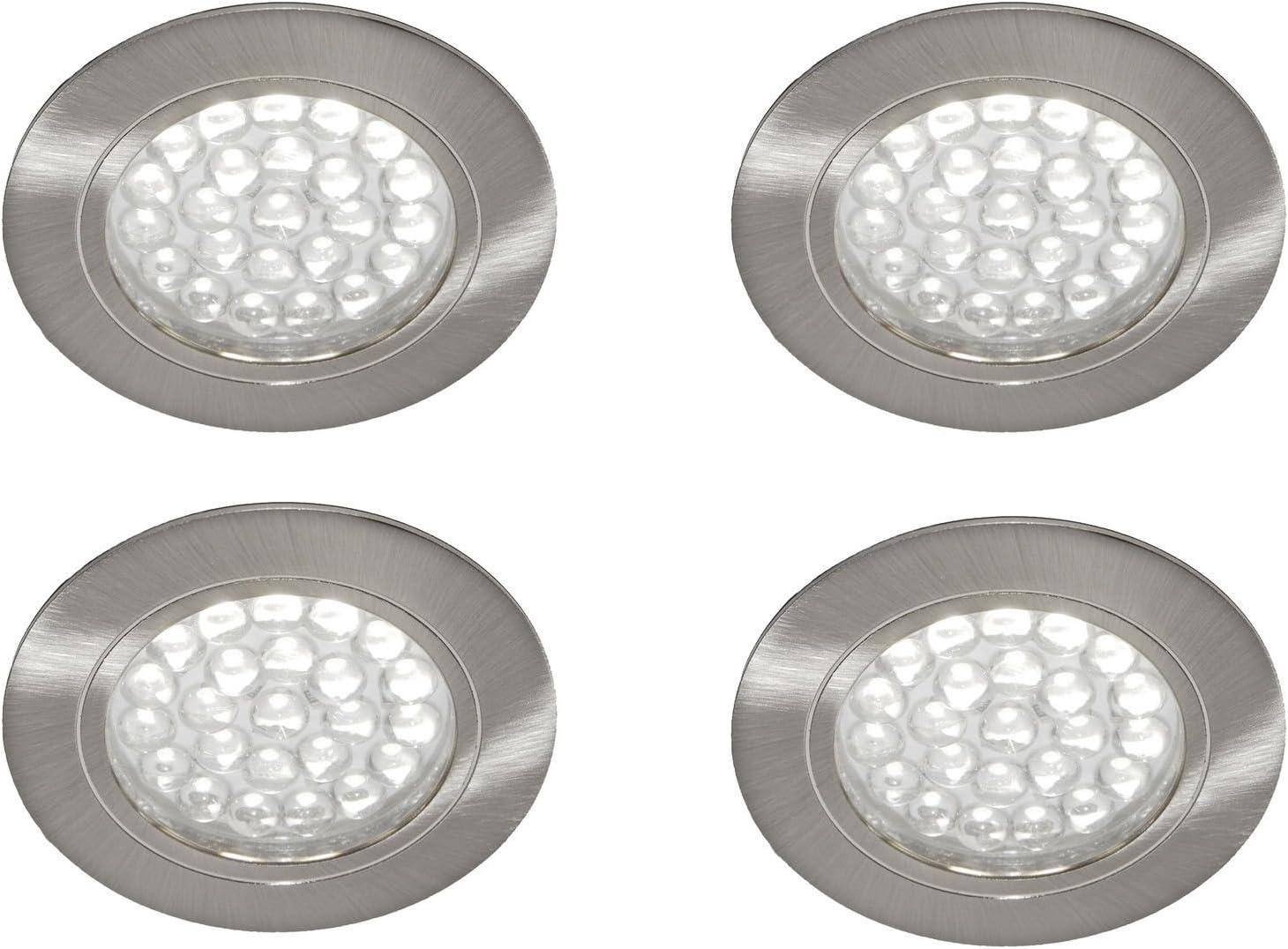 4 X 12V LED TOUCH SENSITIVE ON OFF LIGHT BOAT CARAVAN MOTORHOME BRUSHED