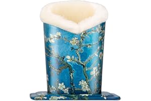 PG6 Plush Fluffy Lined Anti-scratch Eyeglasses Holder Protective Glasses Stand Case