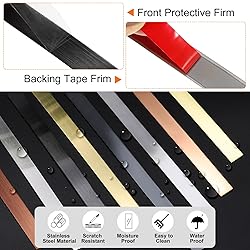 HARFINGTON 19.7ft x 0.98" Wall Trim Peel and Stick
