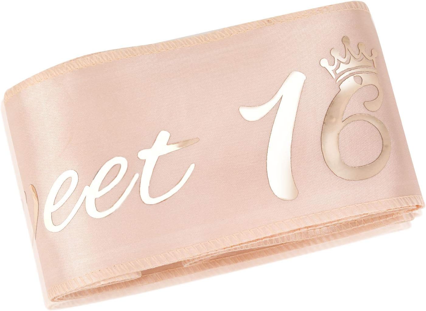 HOWAF Rose Gold 16th Birthday Sash - It’s My Sweet 16 Satin Sash Party Decoration Gift Accessory, One Size - Image 5