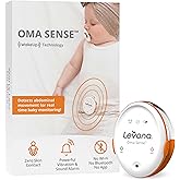 Levana Oma Sense Baby Abdominal Movement Monitor - Baby Sleep Monitor with Wakeup Technology - Rousing Vibrations, Audio & Li