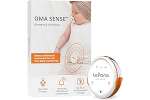 Levana Oma Sense Portable Baby Breathing Movement Monitor with Vibrations and Audible Alerts Designed to Stimulate Baby and Alert Parents