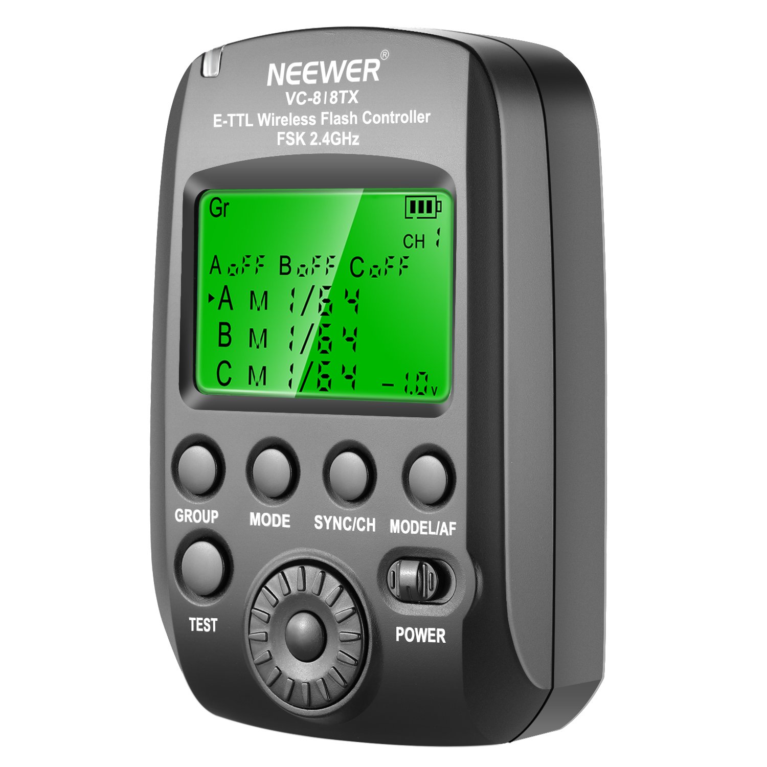 Neewer VC-818TX 2.4G Wireless Flash Trigger Transmitter Compatible with Sony Camera and Vision 5 Outdoor Studio Flash Strobe Monolight