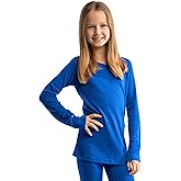 Merino Wool Base Layer Kids - Midweight Long Sleeve Merino Wool Top Kids - Unisex Kid Thermal Underwear