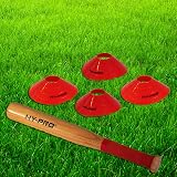 Hy-Pro Rounders Play Set With 18 Inch Wooden Bat Cones Carry Bag Kids Family view 3